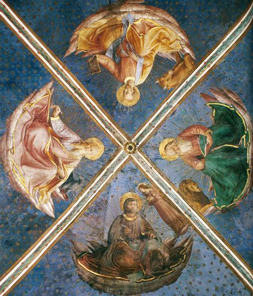View of the chapel vaulting, 1447 - 1449 - Fra Angélico