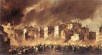 The Fire at San Marcuola - Франческо Гварді