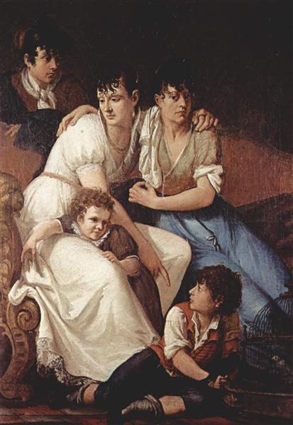 Family portrait, 1807 - Франческо Хайес