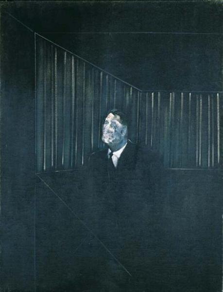 Man in Blue II, 1954 - 法蘭西斯‧培根