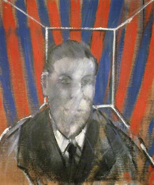 Этюд для Портрета мужчины в синем, 1952 - Френсис Бэкон