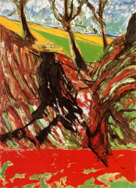 Study for a Portrait of Van Gogh, 1957 - 法蘭西斯‧培根