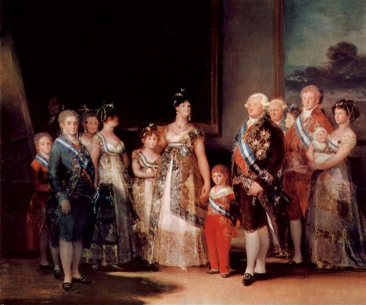 Die Familie Karls IV., 1800 - Francisco de Goya