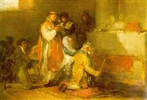 The ill matched Couple - Francisco Goya