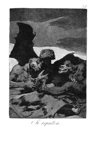 They spruce themselves up, 1799 - Francisco Goya