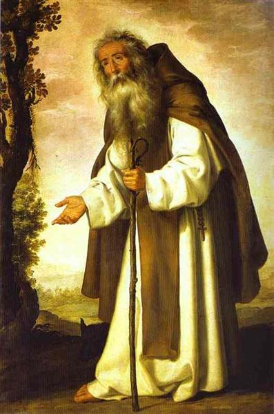St. Anthony Dispirited, 1640 - Francisco de Zurbarán
