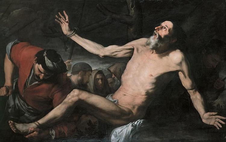 St. Bartholomew almost in agony, 1626 - 1632 - Франсіско де Сурбаран