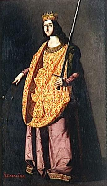 St. Catherine of Alexandria - 法蘭西斯科·德·祖巴蘭