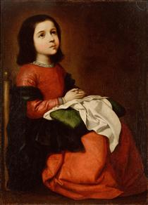 Детство Девы Марии - Франсиско де Сурбаран