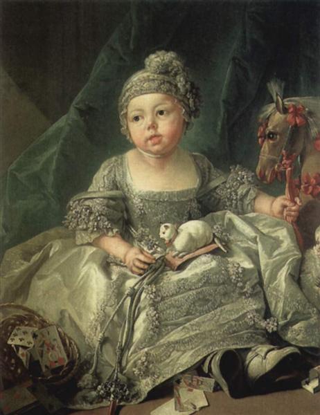 Portrait of Louis Philippe of Orléans, c.1750 - Francois Boucher