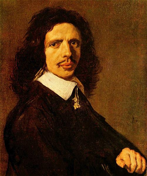 Portrait of a young man, c.1655 - c.1660 - Frans Hals