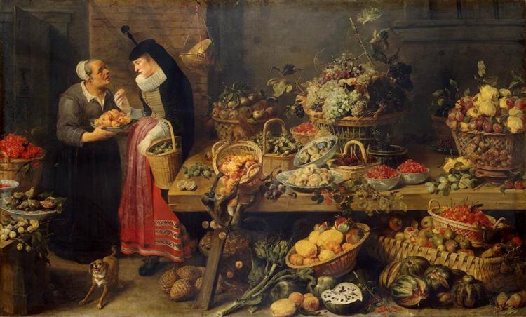 A Fruit Stall, 1618 - Frans Snyders