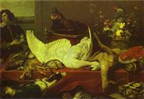 Still Life of Game and Shellfish - Frans Snyders