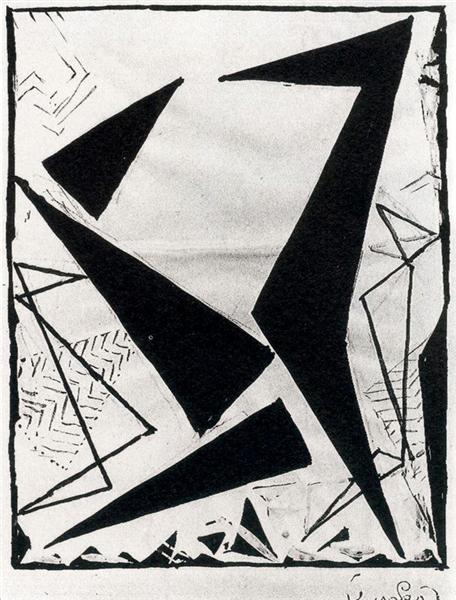 Study in black and white, 1924 - Frantisek Kupka
