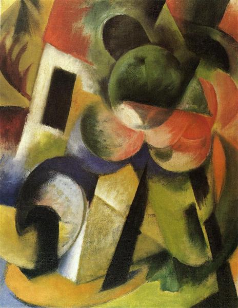 Small Composition II, 1914 - Франц Марк