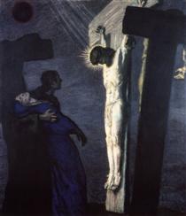 Crucifixion - Франц фон Штук