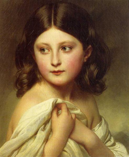 A Young Girl called Princess Charlotte, 1864 - Franz Xaver Winterhalter