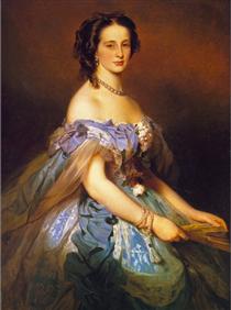 Alexandra Iosifovna, Grand Duchess of Russia, Princess Alexandra of Altenburg - Franz Xaver Winterhalter