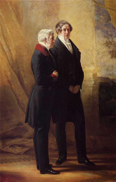 Arthur Wellesley, 1st Duke of Wellington with Sir Robert Peel, 1844 - Франц Ксавер Вінтерхальтер
