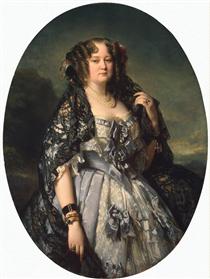 Portrait of Sophia Alexandrovna Radziwiłł - Franz Xaver Winterhalter
