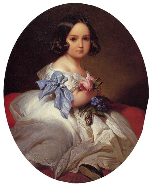 Princess Charlotte of Belgium, 1842 - 弗朗兹·克萨韦尔·温德尔哈尔特