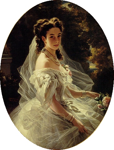 Princess Pauline de Metternich, 1860 - 弗朗兹·克萨韦尔·温德尔哈尔特