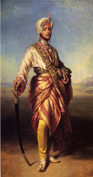 The Maharaja Dalip Singh, 1854 - 弗朗兹·克萨韦尔·温德尔哈尔特