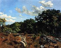 Landscape at Chailly - Frederic Bazille
