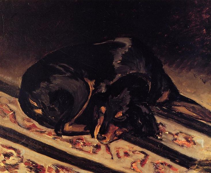 The Dog Rita Asleep, 1864 - Frédéric Bazille