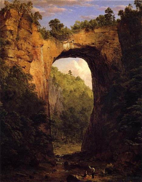 The Natural Bridge, Virginia, 1852 - Frederic Edwin Church