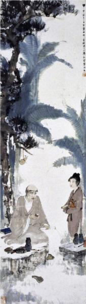 Drunken Monk, 1944 - Fu Baoshi