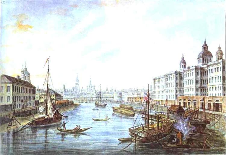 The Foundling Hospital in Moscow, 1800 - Фёдор  Алексеев