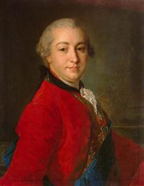 Portrait of Count Ivan Shuvalov - Fjodor Stepanowitsch Rokotow