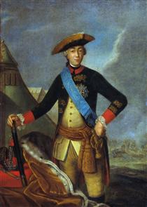 Portrait of Peter III of Russia - Федір Рокотов