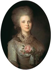 Portrait of Varvara Nikolaevna Surovceva - Федір Рокотов