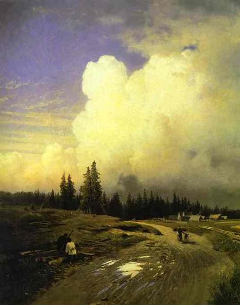 After a Thunderstorm, 1868 - Fjodor Alexandrowitsch Wassiljew
