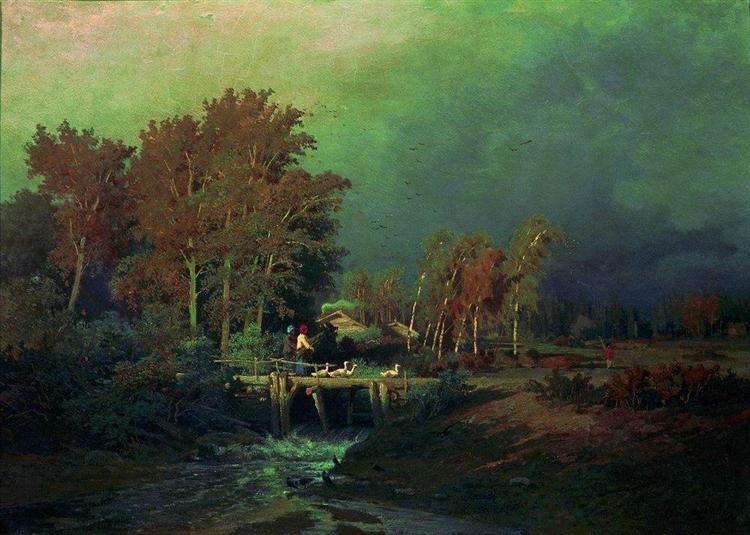 Перед дождем, 1870 - 1871 - Фёдор Васильев