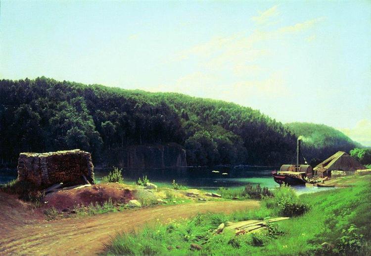 On the Island Valaam, 1869 - Fiodor Vassiliev