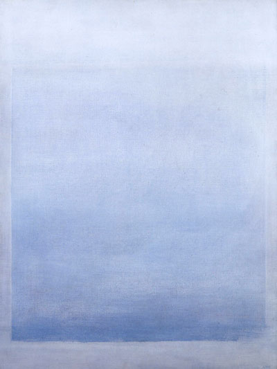 Blue Transparency, 1971 - Geneviève Asse