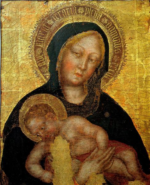 Madonna with Child Gentile da Fabriano, 1400 - 1405 - 簡提列·德·菲布里阿諾