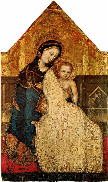Madonna with Child Gentile da Fabriano, 1426 - 1427 - 簡提列·德·菲布里阿諾
