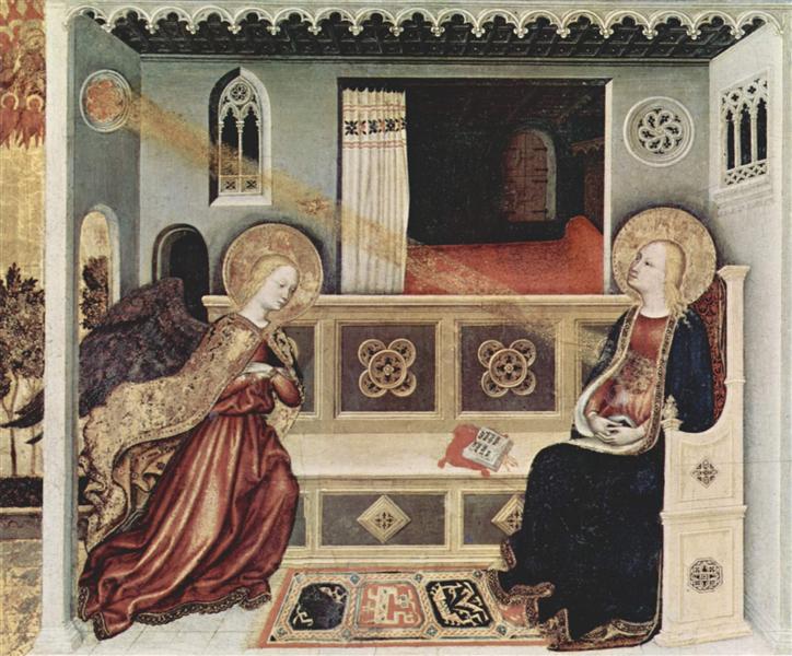 The Annunciation, c.1419 - Джентиле да Фабриано