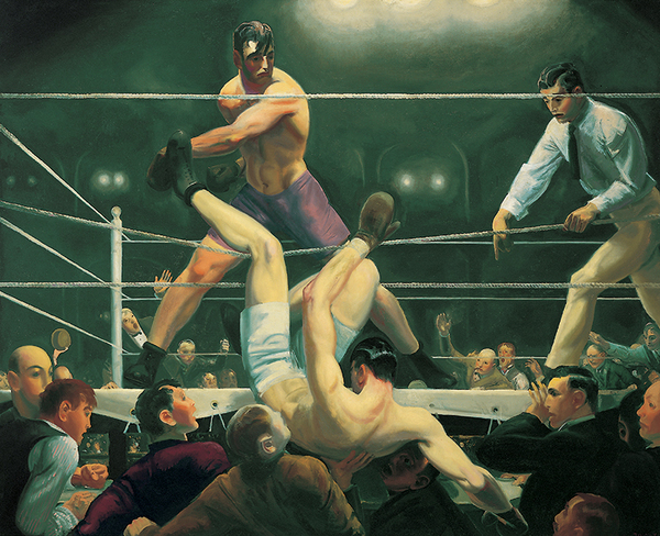 Dempsey and Firpo, 1924 - George Bellows