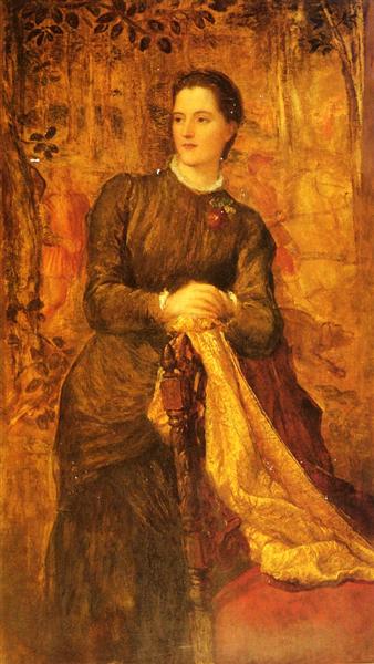 Honourable Mary Baring, Later Marchioness Of Northampton - George Frederic Watts