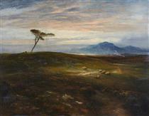 Dawn on a Scottish Moorland - Джордж Харві
