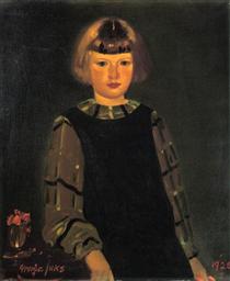 Portrait of Miss Ruth Breslin - George Benjamin Luks