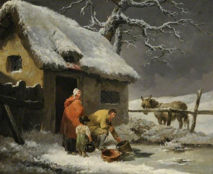 Breaking the Ice, 1792 - George Morland