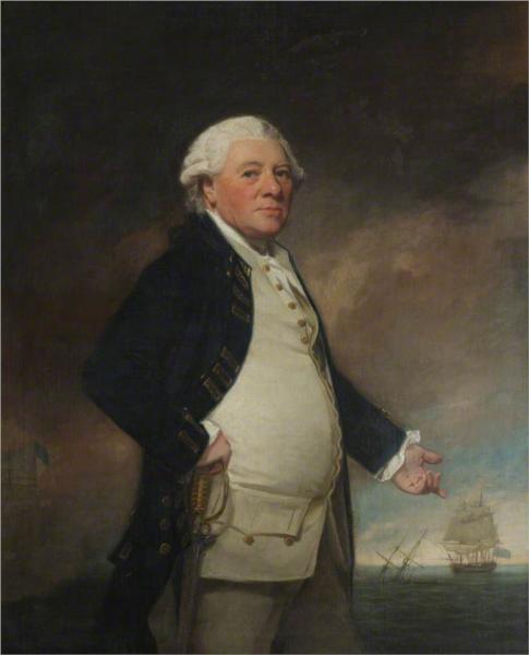 Admiral Sir Hyde Parker (1714–1782), 5th Bt - George Romney
