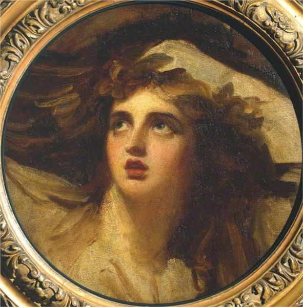 Lady Hamilton as Cassandra, 1786 - 喬治·羅姆尼