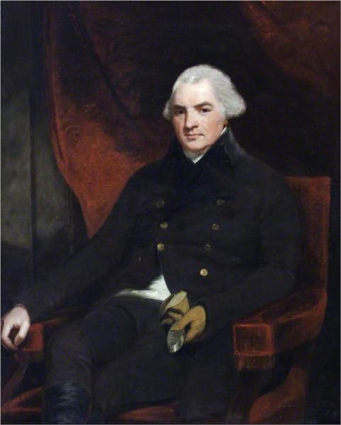 Sir Henry Bayly (1744–1812), 3rd Bt, 9th Baron Paget, Later 1st Earl of Uxbridge of the Second Creation, Holding Copper Ore from the Mona Mine, 1785 - Джордж Ромни
